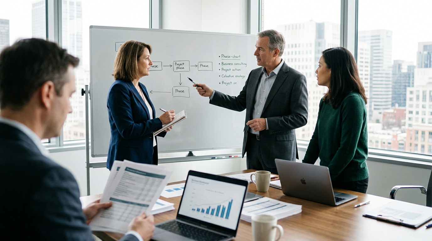 Comment fonctionne le conseil en entreprise : le processus expliqué étape par étape